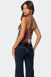 Wild Vibe Mesh Tank Top